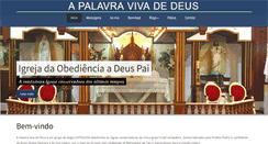 Desktop Screenshot of apalavravivadedeus.com.br